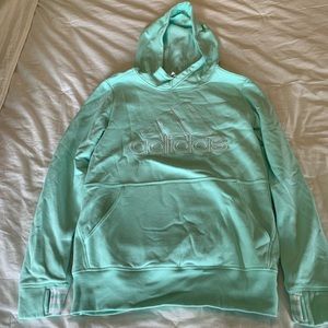 Green adidas hoodie